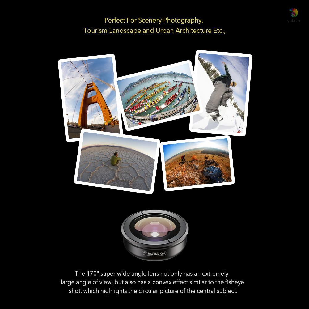 SAMSUNG Phụ Kiện Cho Xe Đạp Leo Núi Vivoyula) APEXEL A5Sw 1700 Yyxel Asw 1700° Thấu Kính Kép Góc Rộng Chuyên Dụng Cho Điện Thoại Thông Minh Huawei