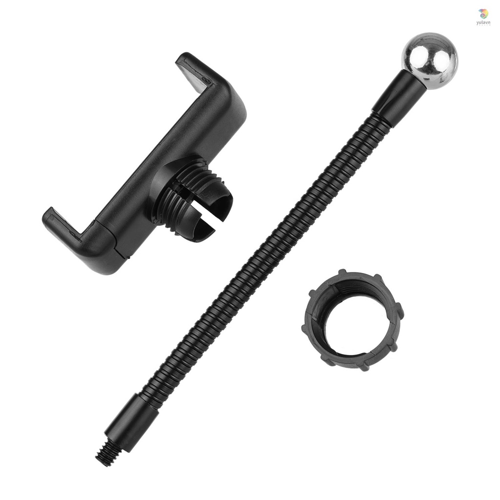 Giá Đỡ Kẹp Điện Thoại Có Vòng Đèn LED 1 / 4 &quot;Tương Thích Với iPhone Android