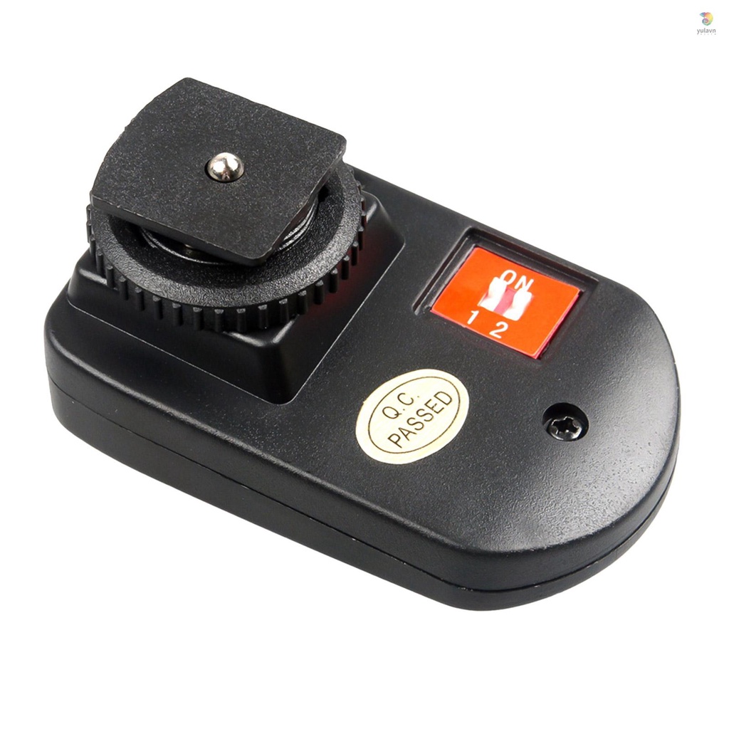 Thiết Bị Kích Hoạt Đèn Flash Không Dây Andoer PT-04GY 4 Kênh 1 Bộ Phát &amp; 2 Nhận Tín Hiệu Pentax Olympus