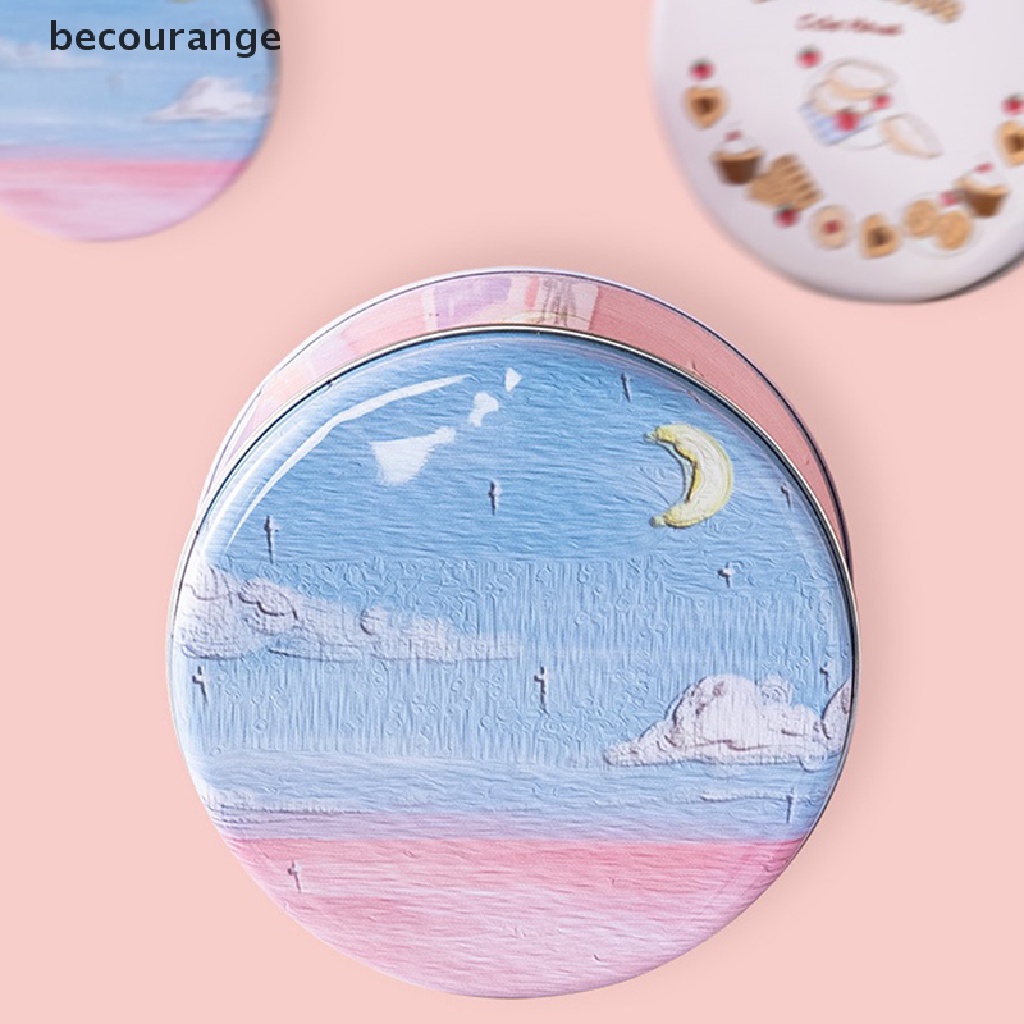 Hộp Thiếc Mạ Thiếc Đựng Trang Sức / Kẹo / Trang Trí Nhà Cửa Kiểu Hoạt Hình