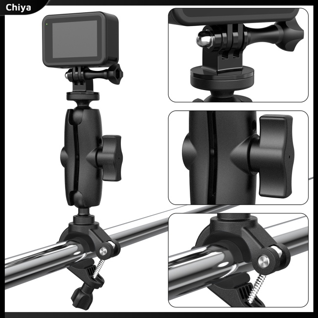 Giá Đỡ Máy Ảnh Selfie Gắn Tay Lái Xe Đạp / Mô Tô Tiện Lợi