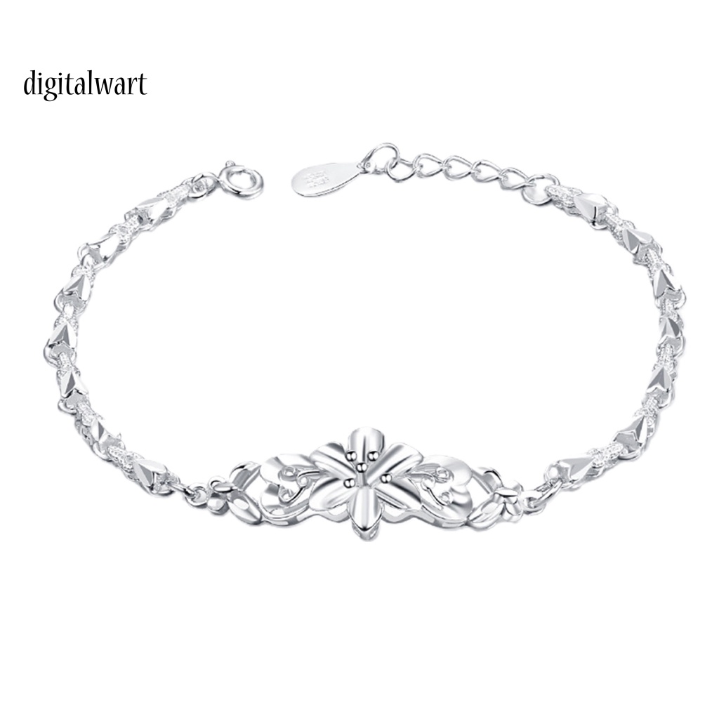 Kỹ Thuật Số| Vòng Đeo Tay Họa Tiết Hoa Thanh Lịch Dễ Phối Đồ Thời Trang Cho Nữ