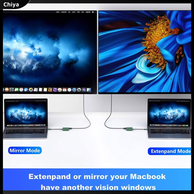 Cáp SạC ChuyểN ĐổI Usb-C 3.1 Sang 4k HDMI-compatible Usb-C 3.0 3 Trong 1