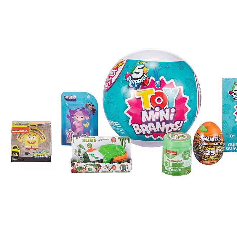 Bộ 5 Quả Bóng Mini Đồ Chơi Bất Ngờ Cho Bé