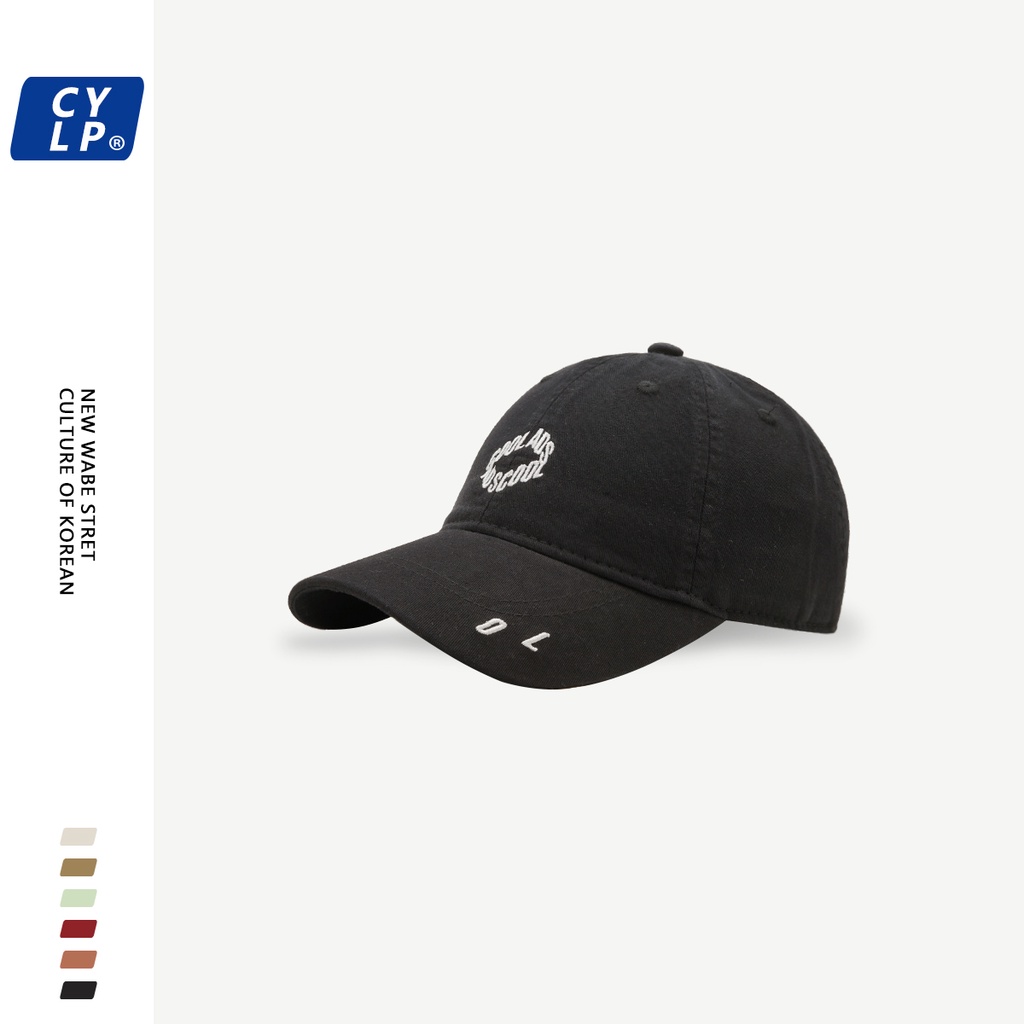 Mũ Lưỡi Trai Thêu Chữ Phong Cách Hàn Quốc Cá Tính Cho Cặp Đôi