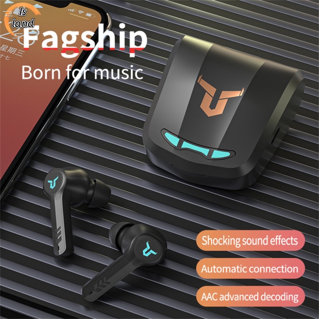 [IS] Tai nghe không dây Thoáng Khí Nhanh Có Đèn RGB Nhiều Màu Sắc Tương Thích Chơi Game