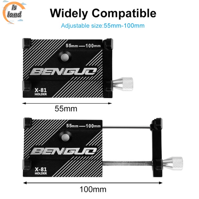 Giá Đỡ Điện Thoại 3.0-6.8 Inch Bằng Nhôm Gắn Tay Lái Xe Đạp