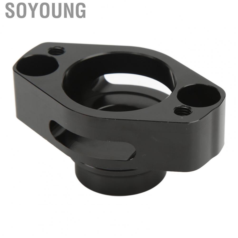 Soyoung BOV Adapter  Professional Turbo Blow Off Valve CNC Aluminum Perfect Sealing Rustproof Long Lasting Rugged Structure for EcoBoost Models
