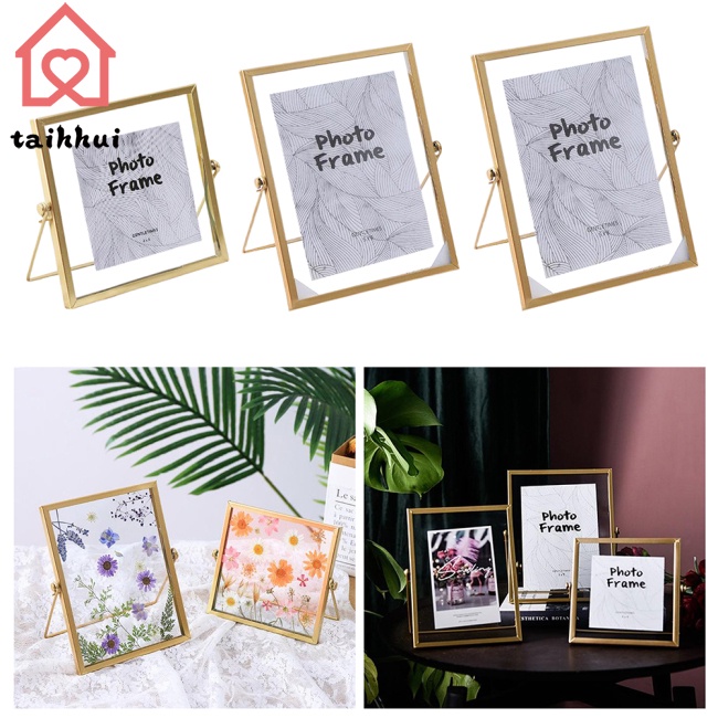 Khung Ảnh Bằng Kính 4 Inch 6 Inch Diy Đơn Giản Sáng Tạo