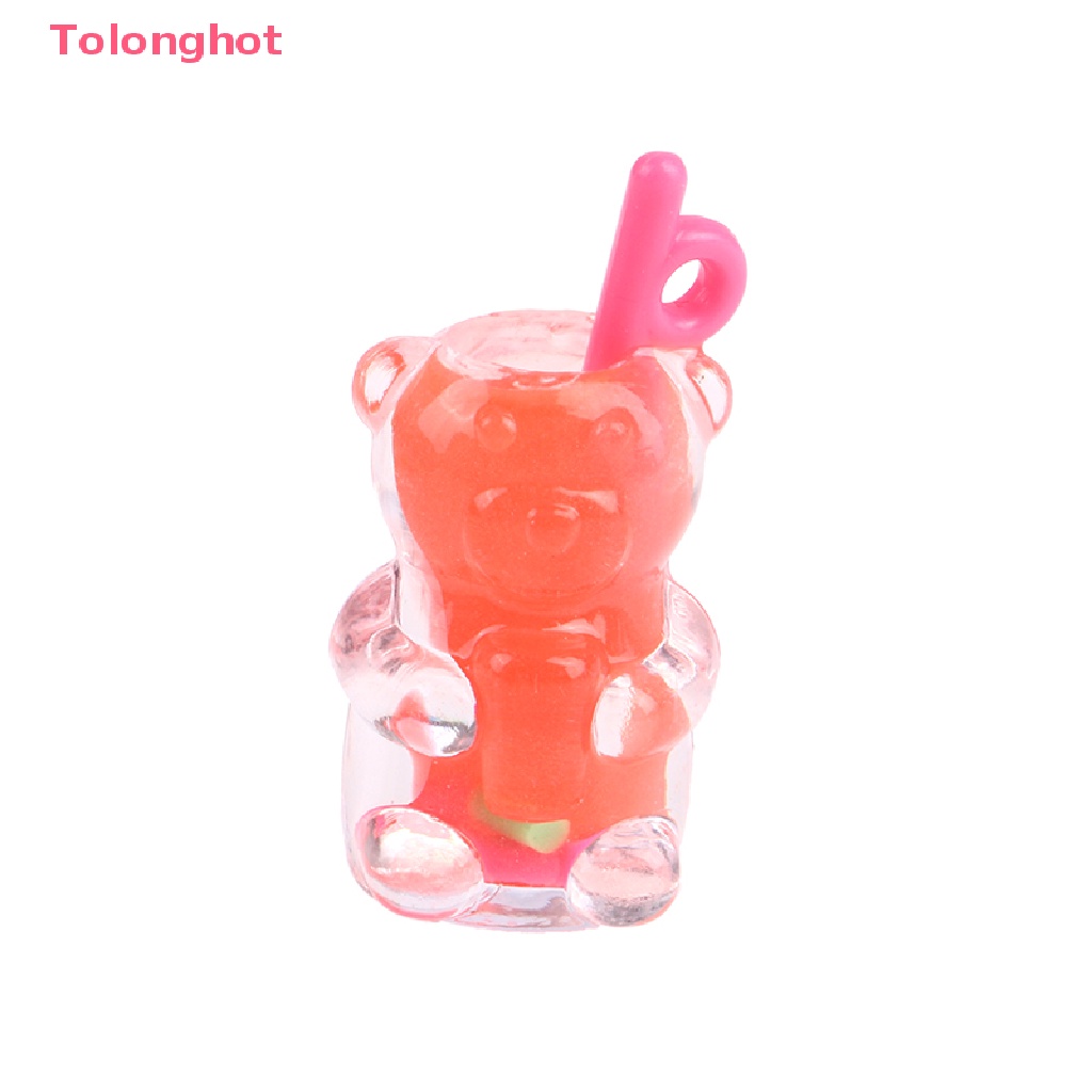 Set 5 Mô Hình Ly Nước Ép Trái Cây / Gấu DIY Trang Trí Nhà Búp Bê 1: 12