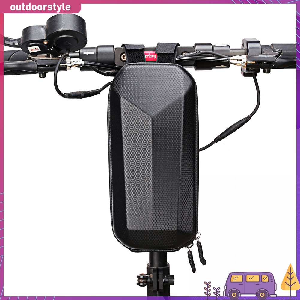 2L Hardshell Front Scooter Hanger Bag Không thấm nước Folding Bike Portable Bag
