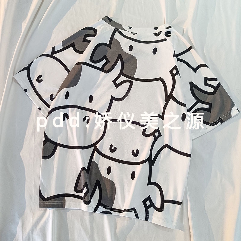 Bộ Đồ Ngủ Tay Ngắn Chất Liệu Cotton In Họa Tiết Hoạt Hình Phong Cách Nhật Bản Thời Trang Mùa Hè Cho Nữ