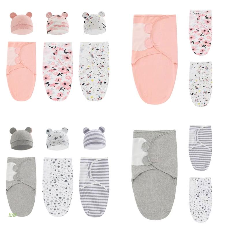 Chăn Quấn Em Bé Kèm Móc Có Thể Điều Chỉnh Tiện Dụng