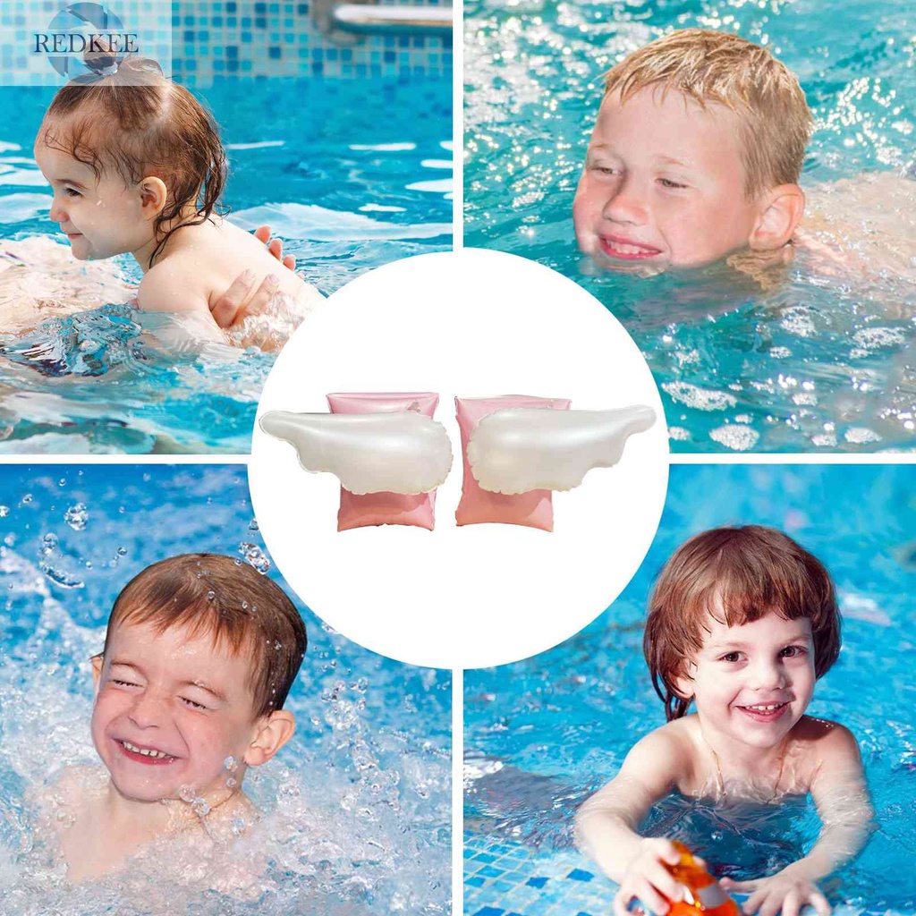 Phao Bơi Đeo Cánh Tay Bằng PVC Họa Tiết Hoạt Hình Trọng Lượng Nhẹ Cho Người Mới