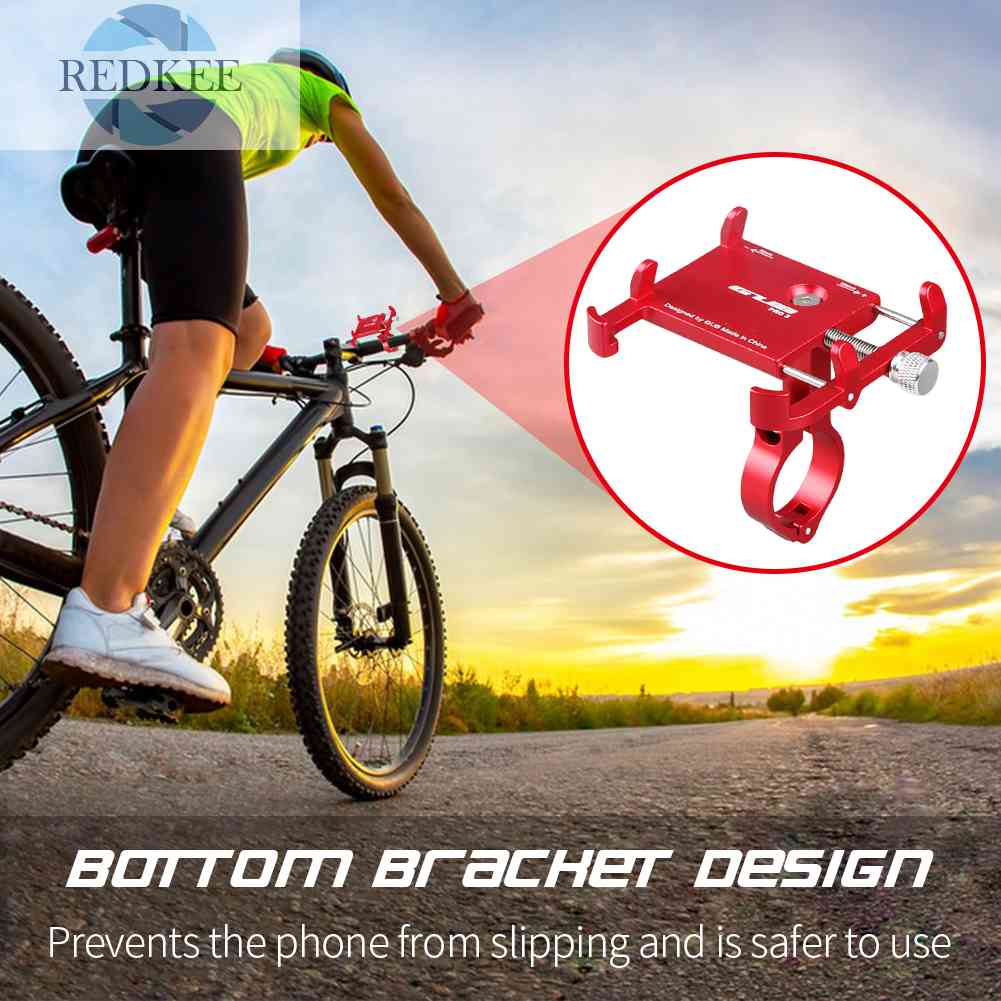 Gub Giá Đỡ Điện Thoại Bằng Hợp Kim Nhôm Gắn Tay Lái Xe Đạp