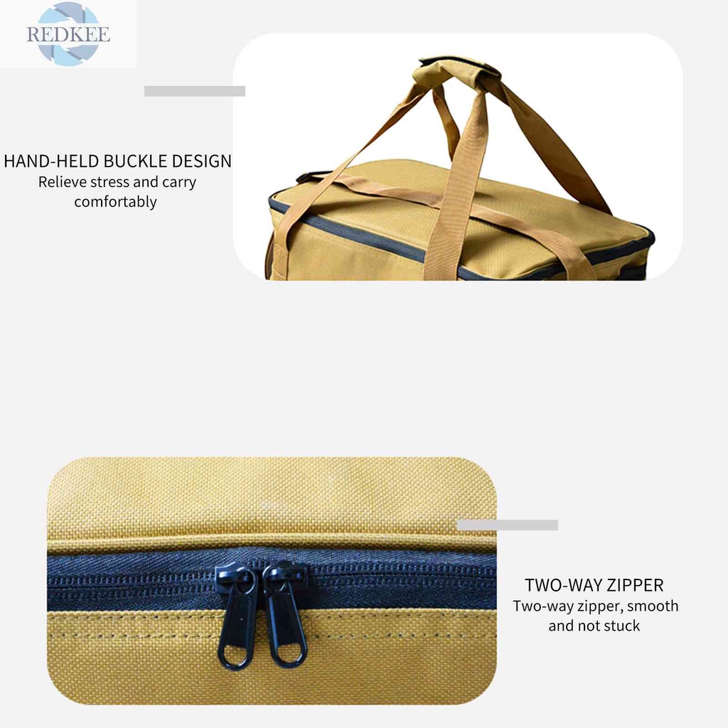 Sundick Túi Lưới Đi Dã Ngoại Ngoài Trời Tích Hợp Khóa Cài Thiết Kế Tiện Lợi