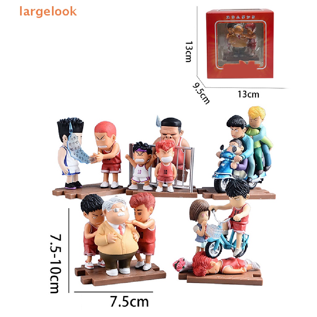 Mô Hình Nhân Vật Kaede Rukawa Sakuragi Hanamichi Trong SLAM DUNK 5Style