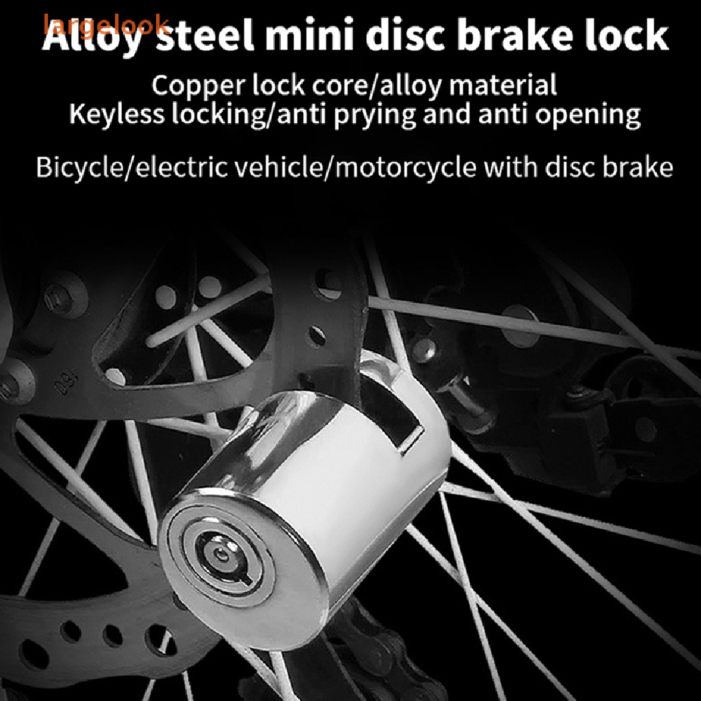 Khóa Phanh Đĩa Xe Đạp / Xe Máy Bằng Hợp Kim Chống Trộm