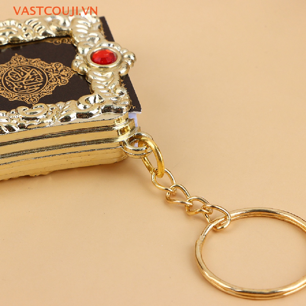 1 Móc Khóa Mặt Hình Quyển Sách Đạo Hồi Cho Koran Ark Quran