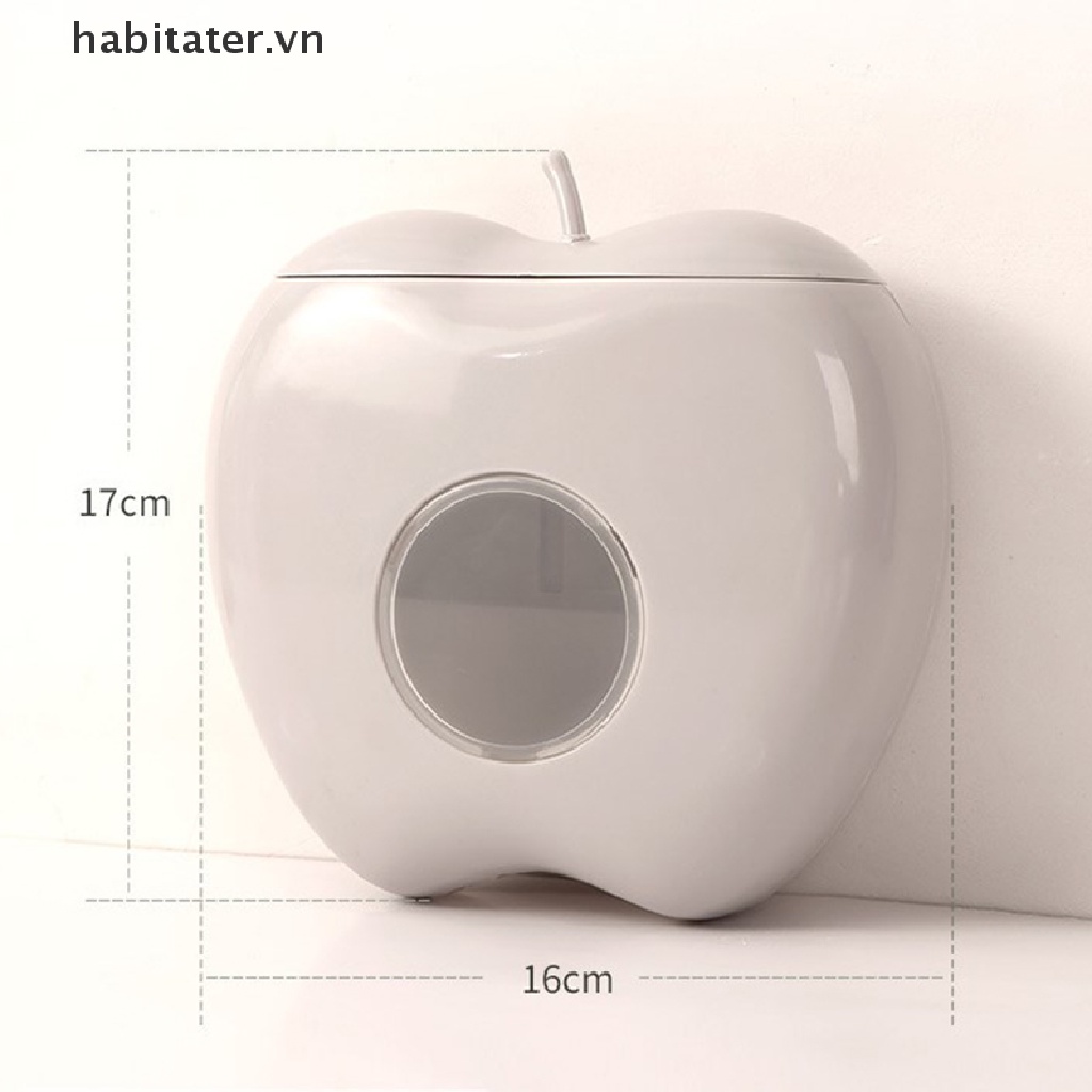 Hộp Đựng Màng Bọc Bằng Nhựa Chống Bụi Gắn Tường Tiện Dụng Cho Nhà Bếp