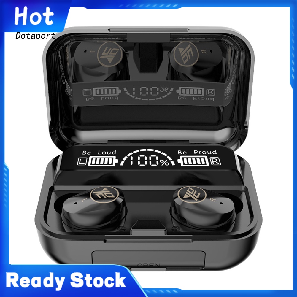 Tai Nghe KDDT TWS M16 Bán Nguyệt Bluetooth 5.1 Phong Cách Thể Thao Kèm Hộp Sạc
