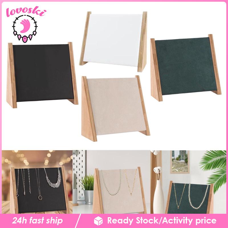 Giá Đỡ Trưng Bày Vòng cổ 10 Móc Bằng Gỗ