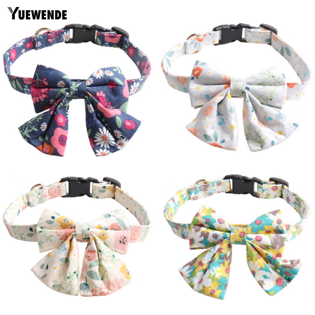 Vòng Cổ Thú Cưng Gắn Nơ Dễ Thương