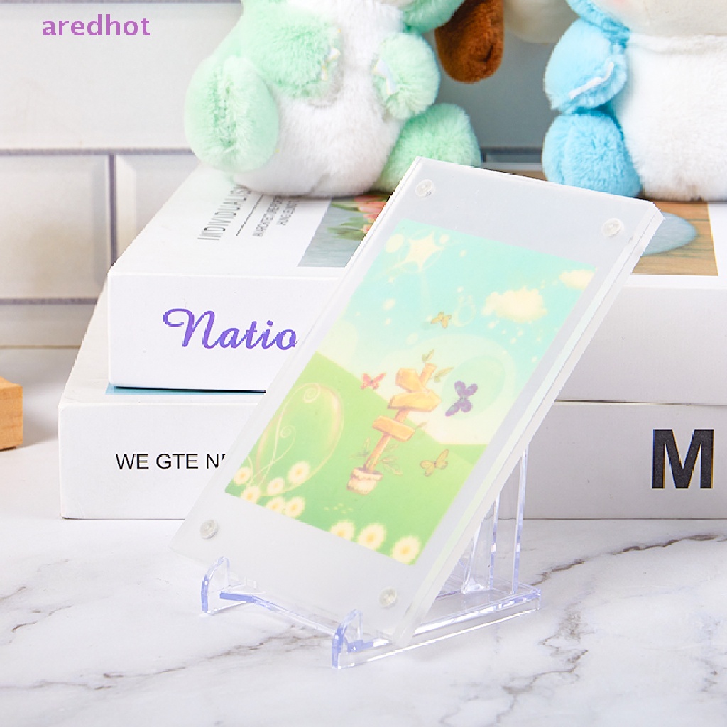 Giá Đỡ Trưng Bày Khung Ảnh Bằng Acrylic Trong Suốt Kích Thước Nhỏ Mới