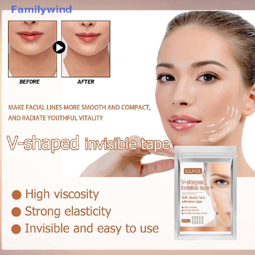 Set 40 Miếng Dán Nâng Cơ Mặt Tạo Cằm Chữ V Chống Nếp Nhăn
