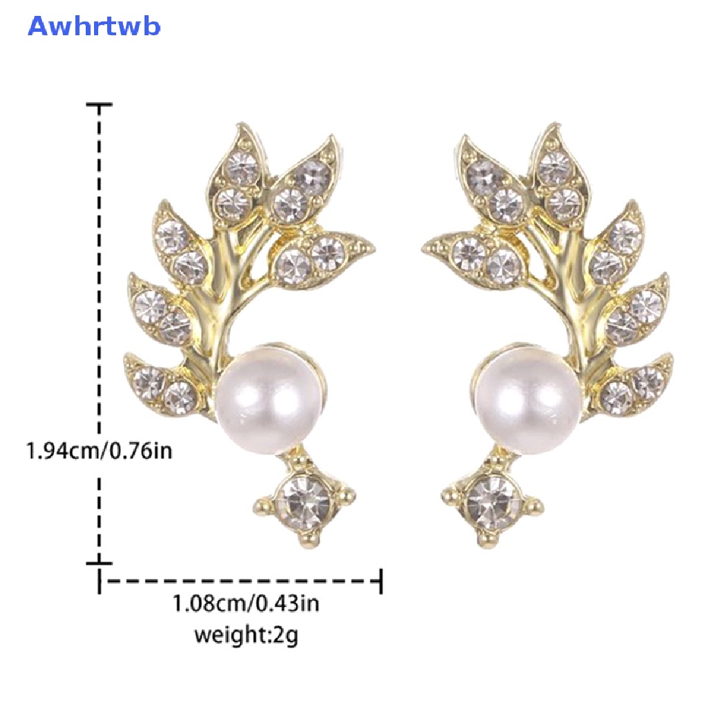 Khuyên Tai Chữ U Đính Đá Pha Lê Thời Trang Hàn Quốc Mới Cho Nữ