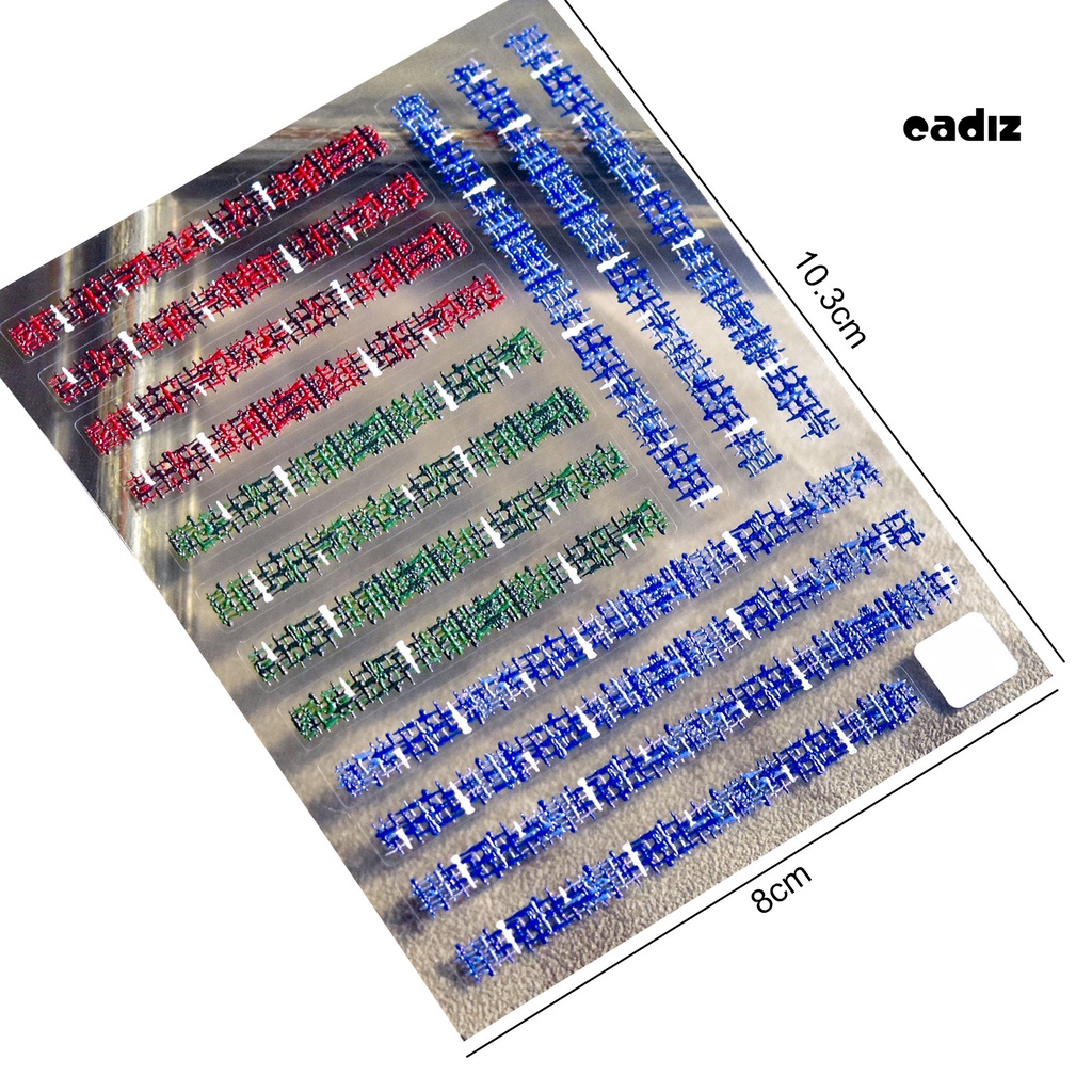 Miếng Dán Trang Trí Móng Tay 5D Tự Dính Không Phai Màu DIY