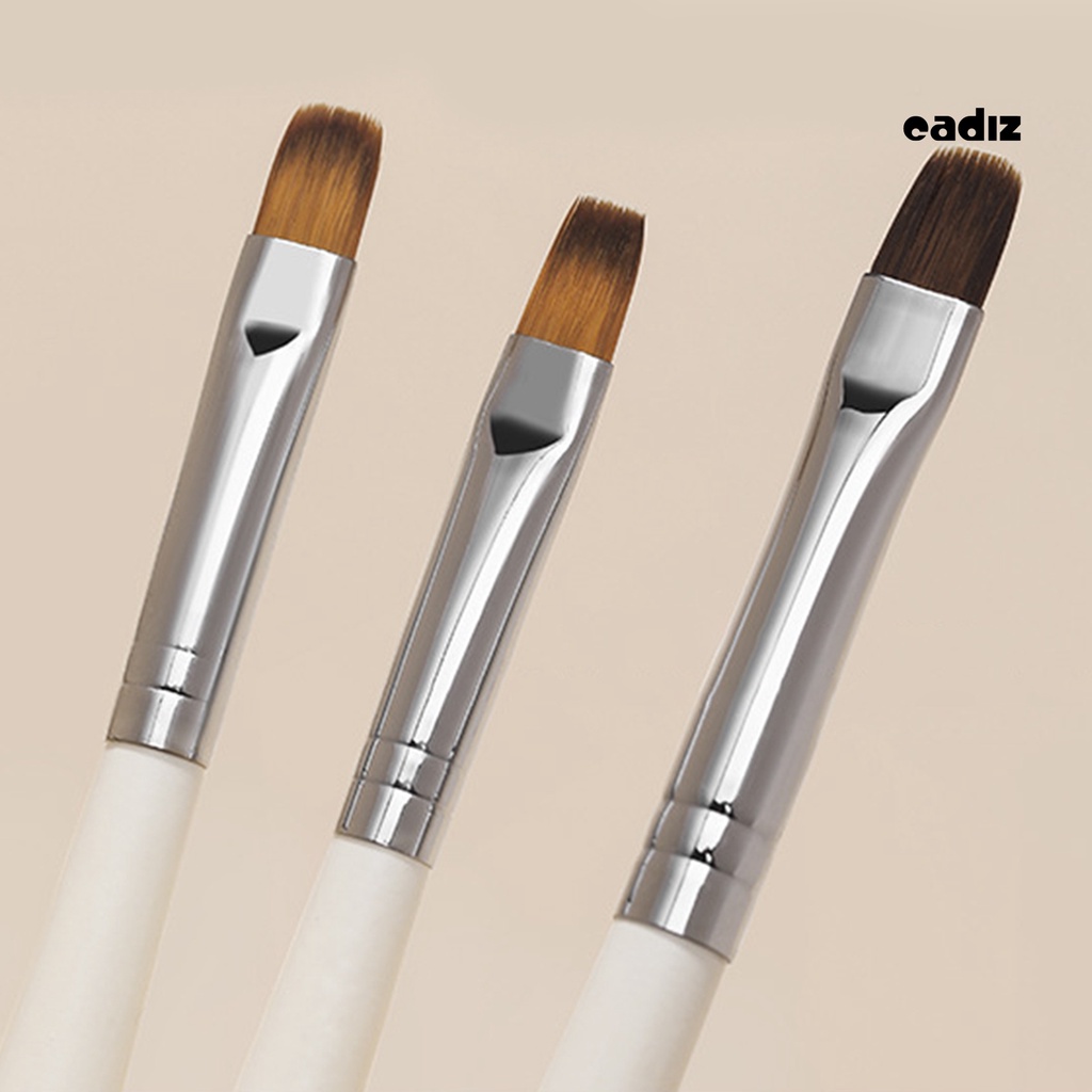 Cọ Vẽ Móng Tay Gel UV Mềm Linh Hoạt Thấm Hút Nước Tốt Chống Trượt Tay Cầm Gỗ Đa Năng Dành Cho Salon