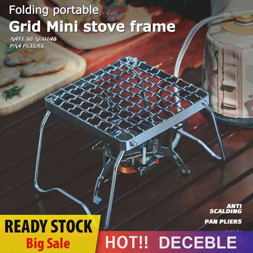 Vỉ Nướng BBQ Mini Có Thể Gấp Lại Tiện Dụng Cho Cắm Trại Dã Ngoại