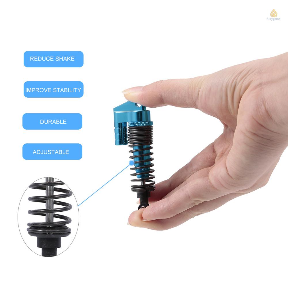 2 Phuộc Giảm Xóc 90mm Bằng Hợp Kim Nhôm CNC Cho Xe Điều Khiển Từ Xa Axial SCX10 D90 1 / 10 1 / 8 Crawler