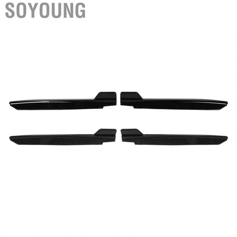 Soyoung Rear Bumper Lip Diffuser Spoiler Body Kits Left Right for Car