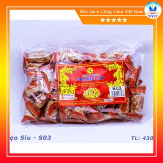 Kẹo sìu châu thanh lan nam định chính hiệu - kẹo lạc gói s03