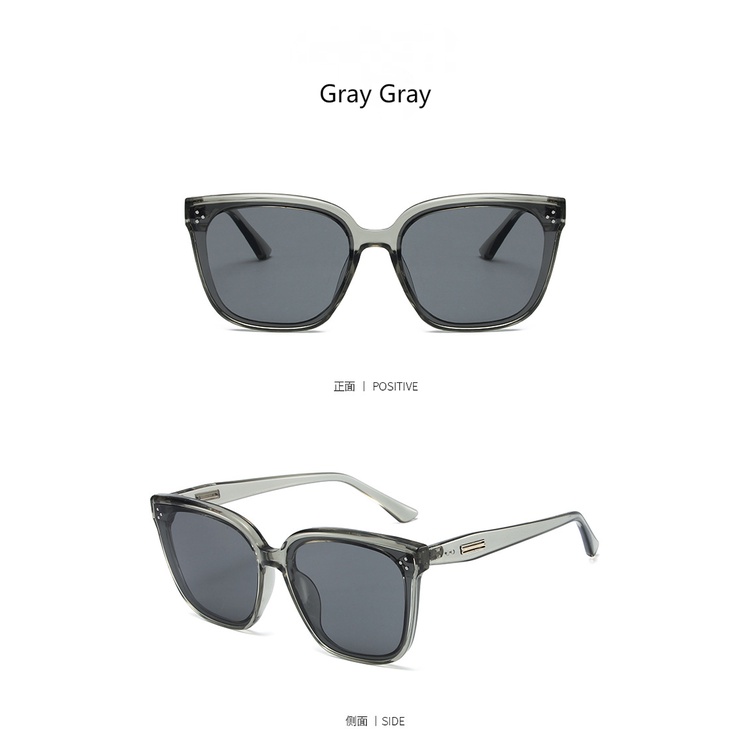 Kính Mát Gọng Vuông Lớn Phong Cách Hàn Quốc Cổ Điển Dành Cho Cả Nam Và Nữ