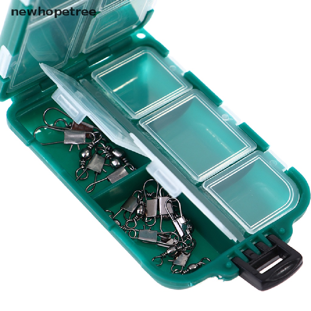 Hộp Đựng Mồi Câu Cá Mini 10 Ngăn Tiện Dụng