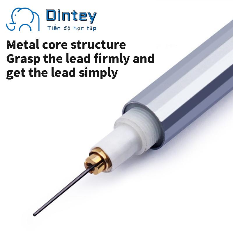 ✍mujicici✍Bút Chì Cơ 0.5mm 0.7mm Đơn Giản Bằng Kim Loại Mềm Mịn Không Dễ Vỡ