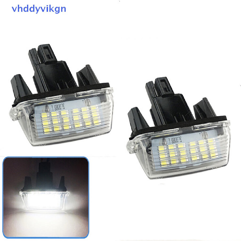 Bộ 2 Đèn LED Ánh Sáng Trắng Gắn Biển Số Xe Hơi Toyota Camry Yaris Vios Avensis