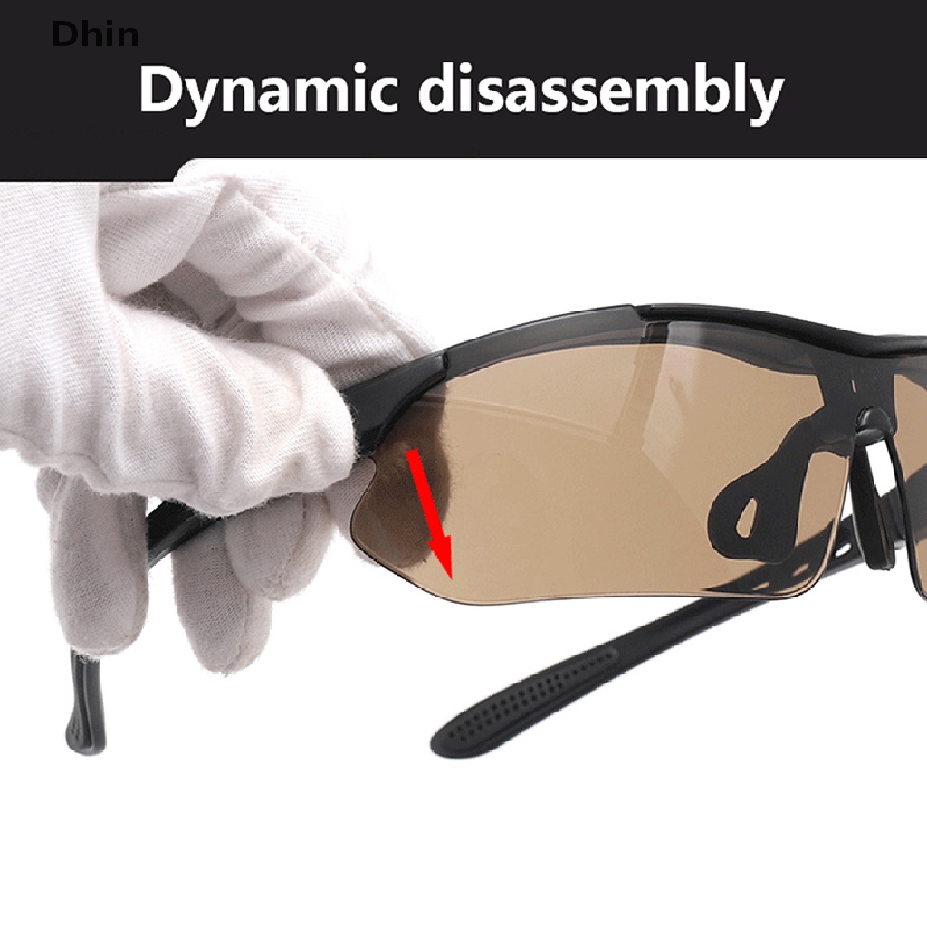 Kính Mát Phân Cực Kèm 5 Tròng Bảo Vệ Mắt Khi Chạy Xe