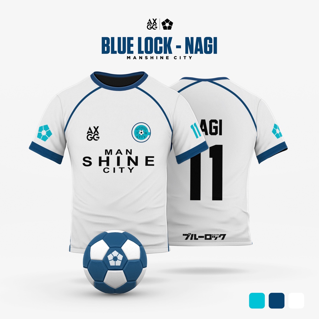 Hàng Có Sẵn Áo Thun unisex anime axgg "blue lock - manshine city - nagi"