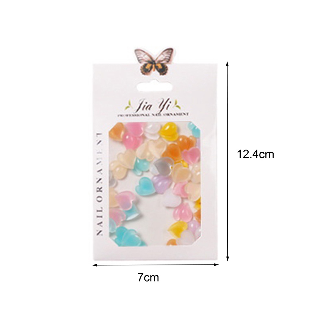 Túi 50 Miếng Dán 3D Trang Trí Móng Tay Nghệ Thuật Không Phai Chống Trầy Xước Không Dễ Phai Màu Có Thể Tháo Rời