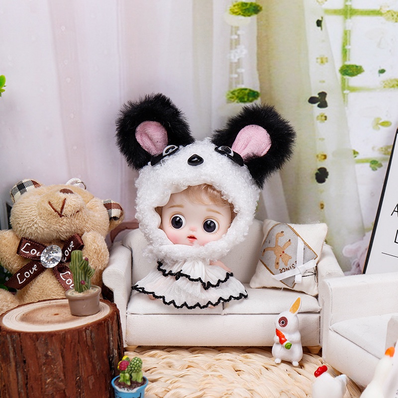 Búp Bê Đồ Chơi Mini OB11 Kích Thước 10cm Kèm Quần Áo Mới