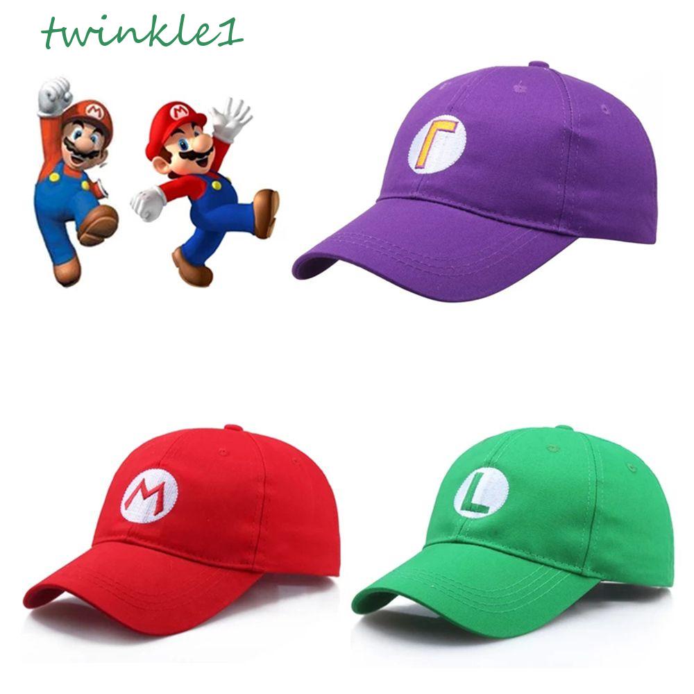 Mũ Lưỡi Trai Thể Thao Chống Nắng In Hình Super Mario Odyssey Luigi Bros Lấp Lánh Điều Chỉnh Được Thời Trang