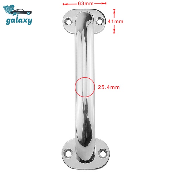 Tay Nắm Cửa Bằng Thép Không Gỉ 304 Chống Mòn 200mm An Toàn Cho Tàu Thuyền / Rv