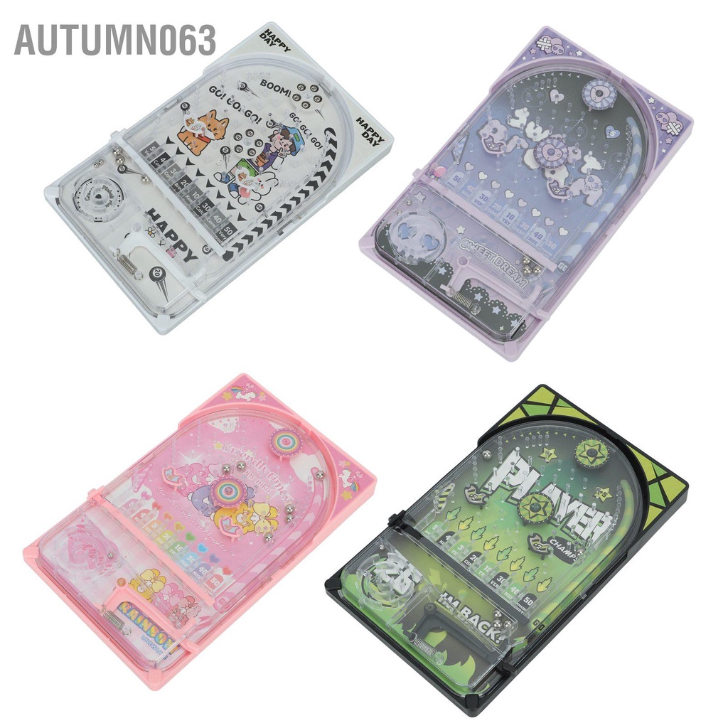 Trò chơi Pinball dành cho trẻ em Cải thiện khả năng phối hợp tay và mắt Trẻ Đồ đua có giá đỡ Autumn063