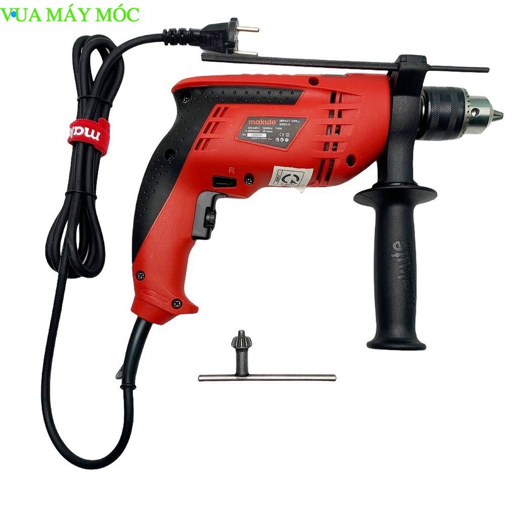 Máy khoan tường động lực Makute Nhật Bản ID003-X, 710W (đỏ) GIÁ RẺ vua máy móc