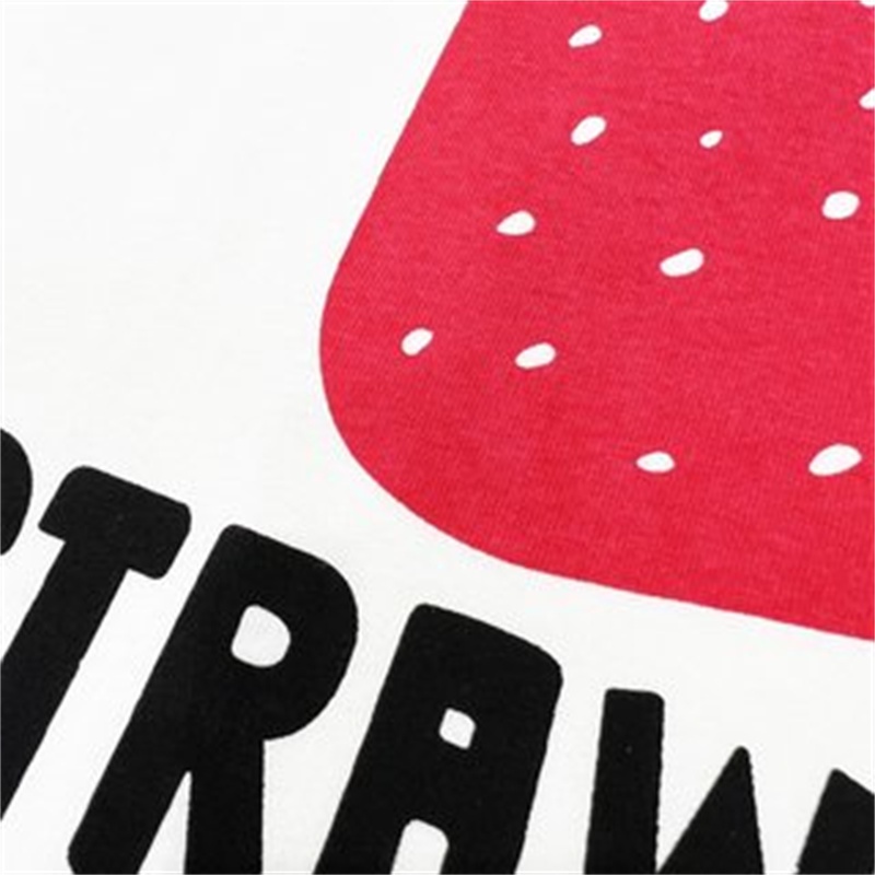 Áo Thun Tay Ngắn In Hình Quả Dâu G88u88c Thời Trang Cho Nam Và Nữ