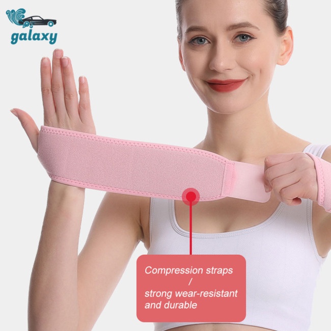Galaxy 1 Cặp Đai Quấn Cổ Tay Thoáng Khí Điều Chỉnh Được Kèm Miếng Dán Ma Thuật Hỗ Trợ Giảm Đau Khớp